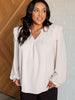 She Ought to Understand Balloon Sleeve Blouse
