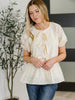 Simply Stunning Eyelet Knit Top