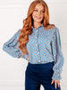 Skies Above Patterned Button Up Shirt