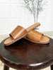 Sole Mate Slip on Sandals in Tan