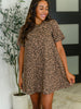 Spicy But Chill Relaxed Dress in Cheetah Mocha
