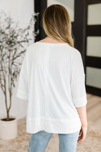 Stay On Top Relaxed Tee in Off White