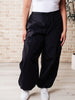 Step Up Joggers in Black