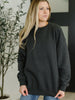Sunday Snug Relaxed Pullover in Charcoal