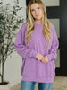 Sunday Snug Relaxed Pullover in Lavender