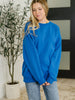 Sunday Snug Relaxed Pullover in Ocean Blue