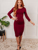 Sure To Fall In Love Bodycon Dress