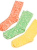 Sweet Heathered Scrunch Socks Set of 3 Pairs