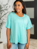 Take It Easy Slouchy Tee in Mint