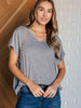 Take it Easy Eyelet Trim Top