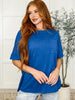 The Layback Relaxed Basic Tee in Royal Blue