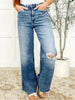 Tucker High Rise Vintage Wash Wide Leg Jeans
