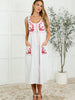 Whispering Petals Scoop Neck Dress