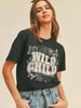 Wild Child Graphic Tee: BLACK