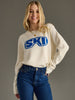 Cream Ski Goggle Sweater