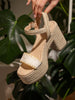 Elise Wedge in Off White