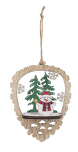 Santa Land Laser Cut Ornaments