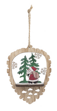 Santa Land Laser Cut Ornaments