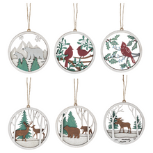 Woodland Animal Laser Cut Ornaments
