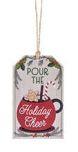 Making Spirits Bright Wooden Tag