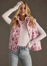 Lavender Floral Vest