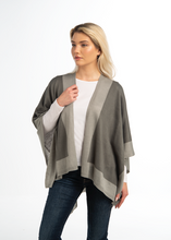 Bordered Bordeaux Cardi Wrap