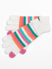 Striped Colorburst Gloves
