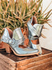 Fiona Ankle Boot in Silver