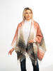 Striped Hooded Wrap