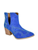 Journee Ankle Boots in Blue