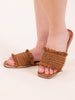 Juana Woven Sandals in Tan