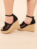 Juti Wedges in Black