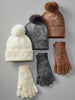 Crystal Studded Hat & Glove Set