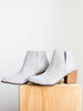 Shine Star Rhinestone Bootie in Silver