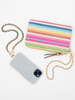 Painted Chain Cell Wristlet