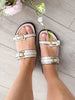 Tess Sandal in Cream