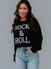 Black & White Rock & Roll Sweater