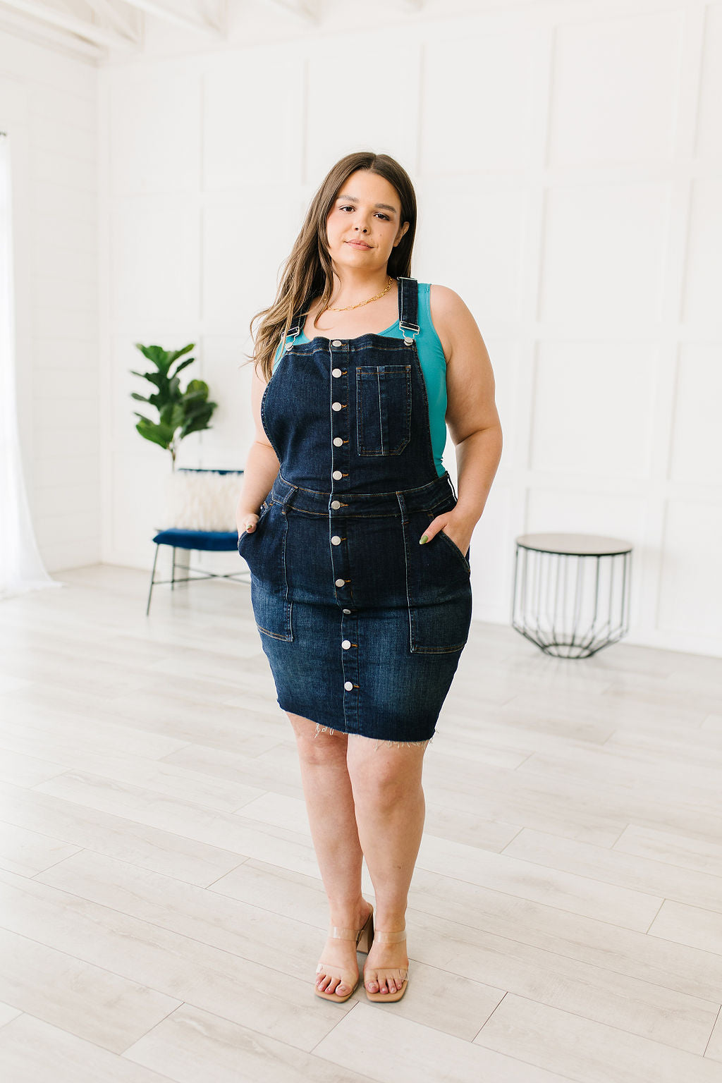 Agnes Denim Overall Dress Agnes Denim Overall Dress