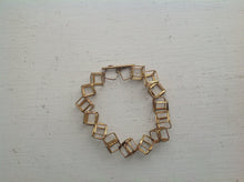 Brass Cube Bracelet-Shop-Womens-Boutique-Clothing