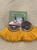 Brenda Yellow Earrings-Large-Shop-Womens-Boutique-Clothing