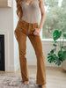 Cordelia Bootcut Corduroy Pants in Camel