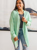 Corey Button Up Top In Vintage Green