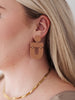 Dreamboat Earrings in Brown