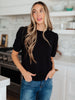 Evidently Different Puff Sleeve Top