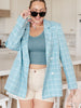 Fetch My Briefcase Plaid Blazer