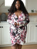 Honey Do I Ever Faux Wrap Dress in White Floral