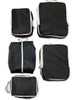 It Girl Travel Collection Suitcase Organizers In Black
