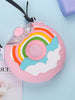 Portable Rainbow Donut Water Bottle