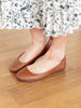 On Your Toes Ballet Flats in Camel