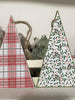 Plaid & Holly Wooden Christmas Tree Ornament-Shop-Womens-Boutique-Clothing